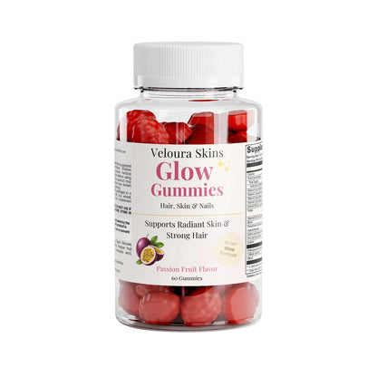 Veloura Glow Gummies — Clear Skin & Stronger Hair in 30 Days ✨